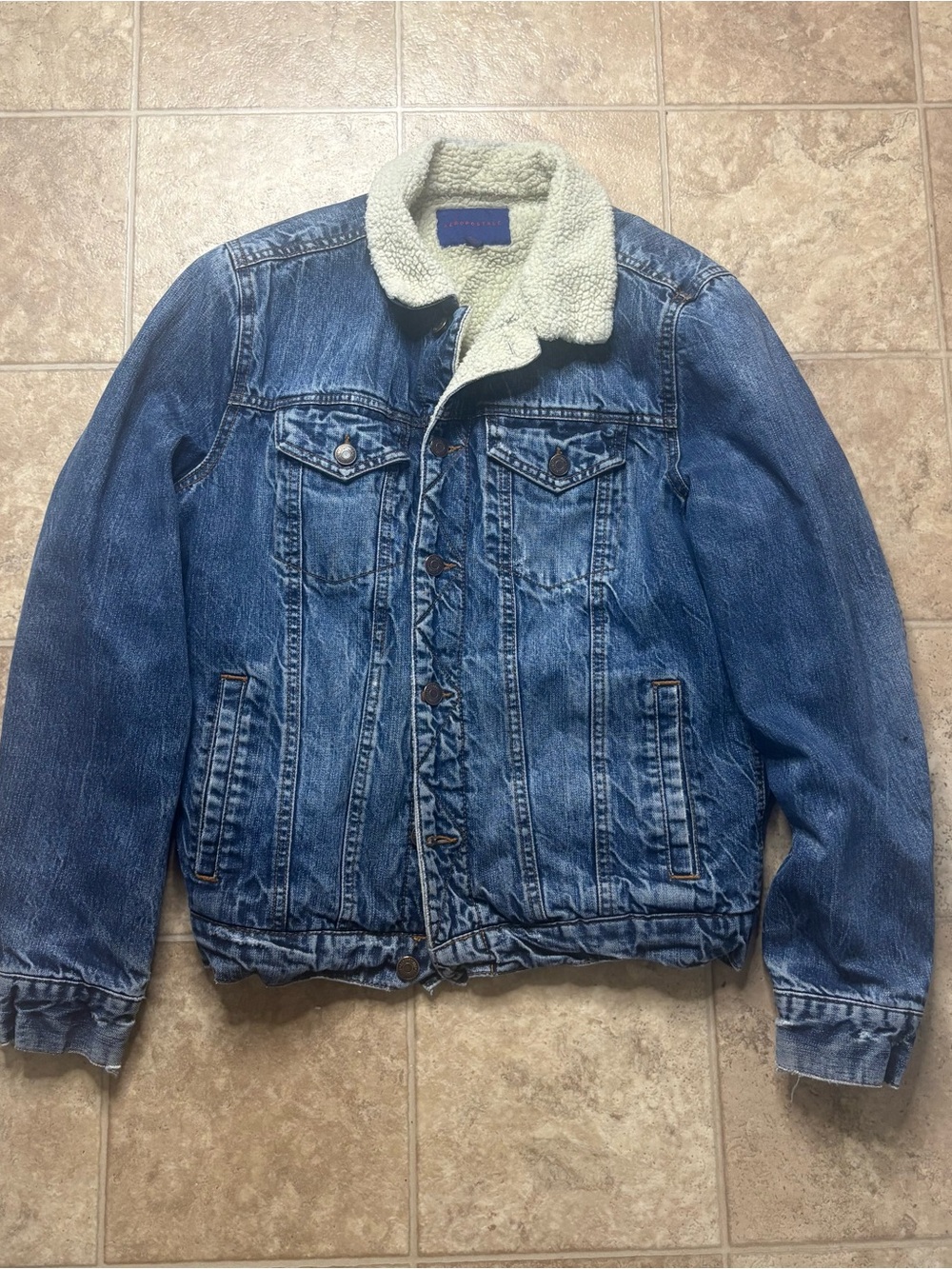 Women’s Blue Aeropostale Denim Jean Jacket Size S